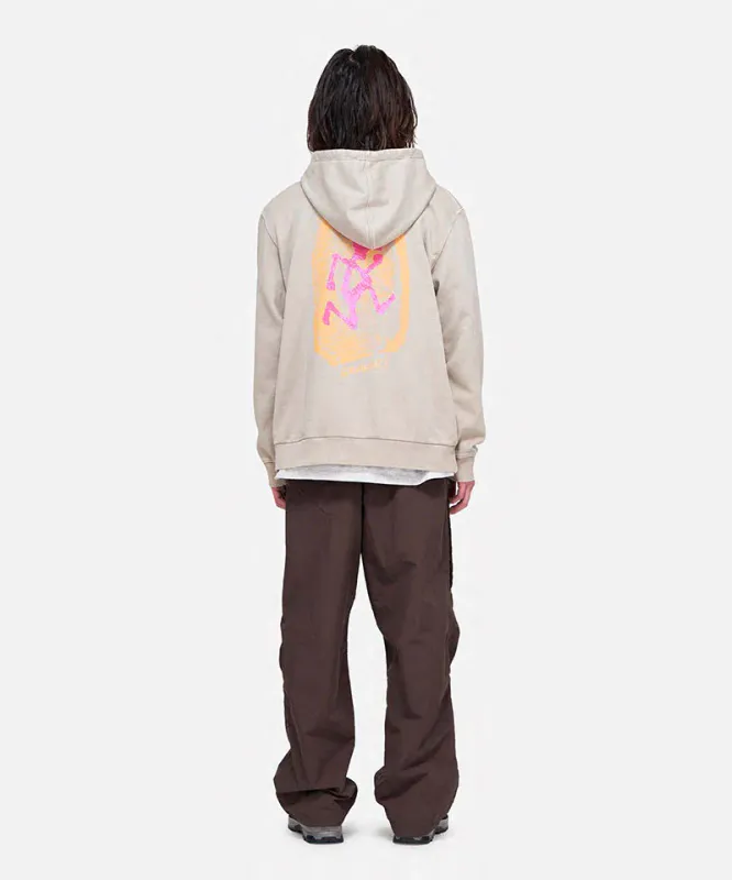 Gramicci  Thumbprint Hooded Sweatshirt, Sand pigment