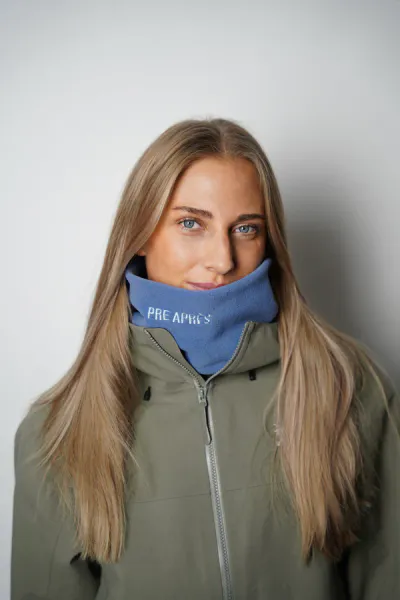Pre Aprés Fleece Neck Warmer, Midnight blue