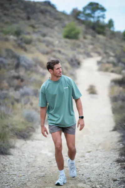 Pre Aprés Great Outdoors Oversized Heavy Tee, Forest Green